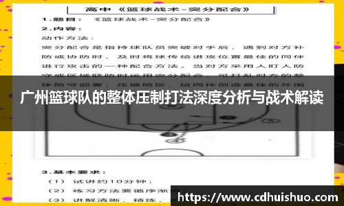 广州篮球队的整体压制打法深度分析与战术解读